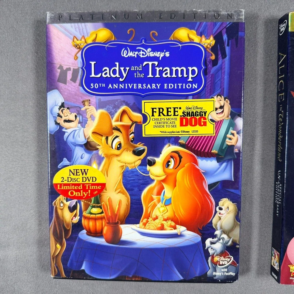 Disney DVD Lot Bambi Lady and the Tramp Alice in Wonderland Special Editions - Picture 13 of 16